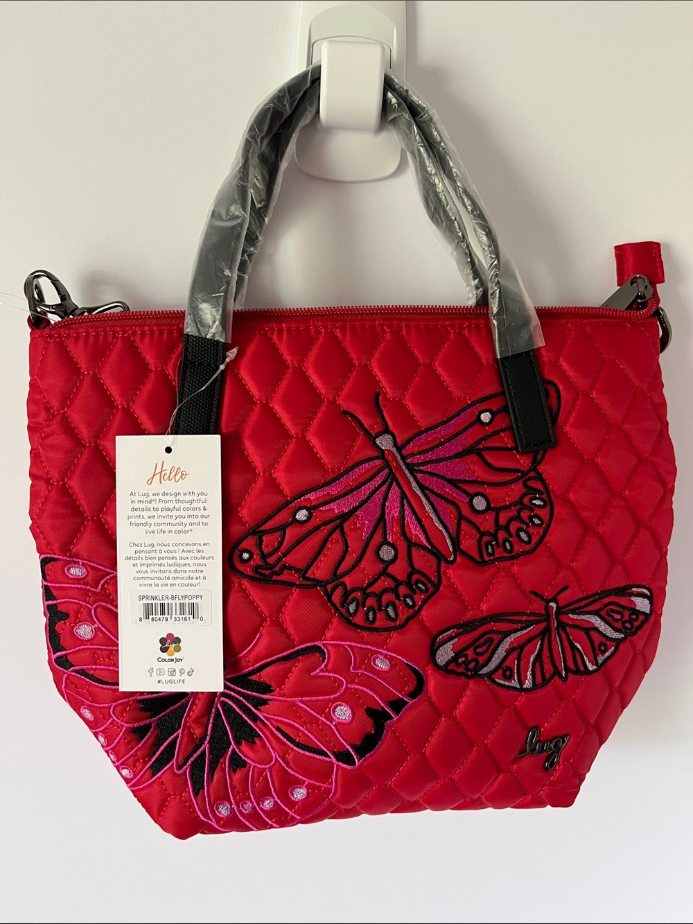 LUG - Sprinkler Crossbody Bag in Butterfly Poppy